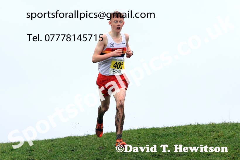 Mens under-17s 2023 North Eastern Cross Country Champs., Temple Park, South Shields. Photo: David T. Hewitson/Sports for All Pics